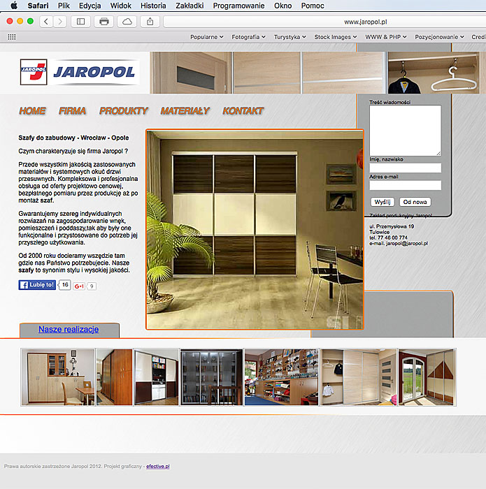 strona internetowa